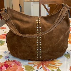 Patricia Nash Suede Hobo Bag